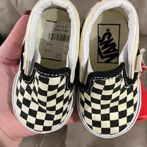 Brand New baby checkerboard size 2 Vans